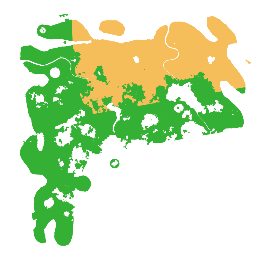 Biome Rust Map: Procedural Map, Size: 4500, Seed: 1133922792