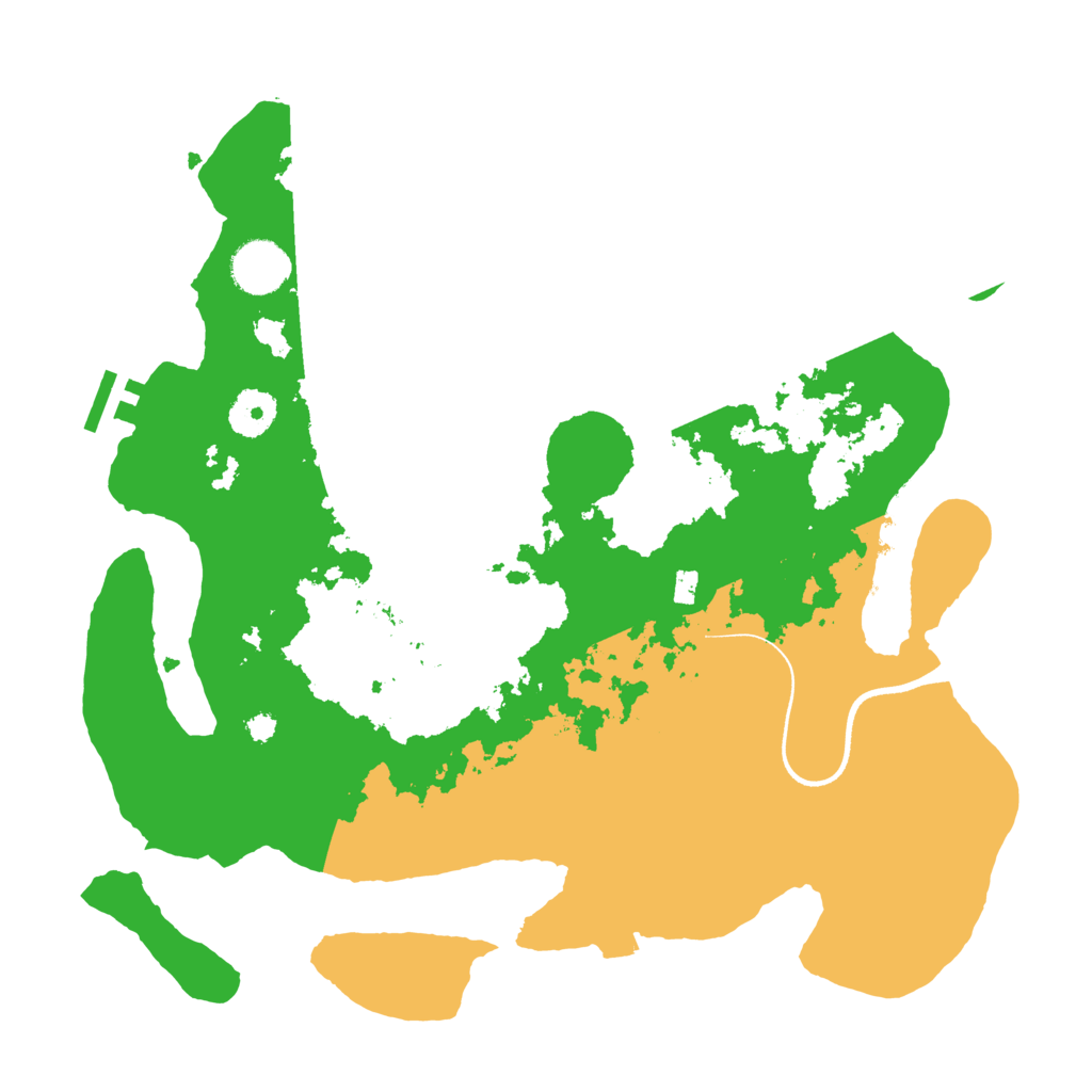 Biome Rust Map: Procedural Map, Size: 3500, Seed: 227666121