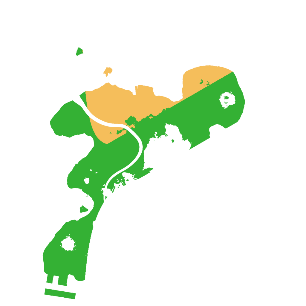 Biome Rust Map: Procedural Map, Size: 2000, Seed: 1895287319