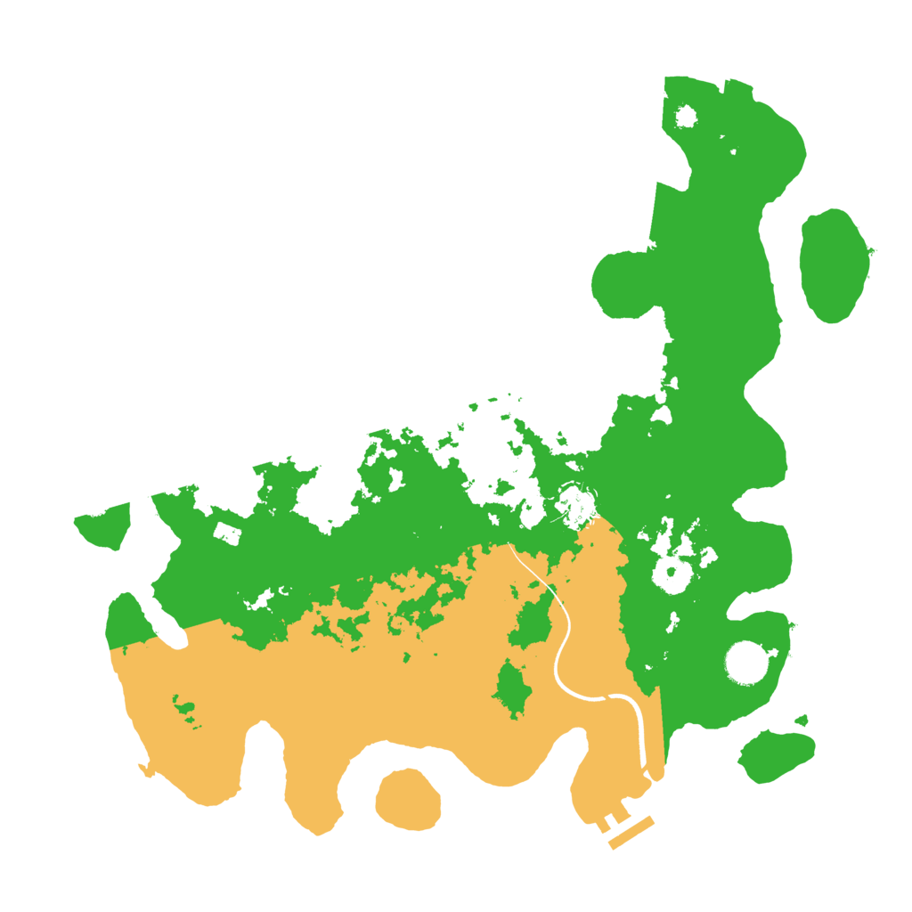 Biome Rust Map: Procedural Map, Size: 3700, Seed: 1428737908