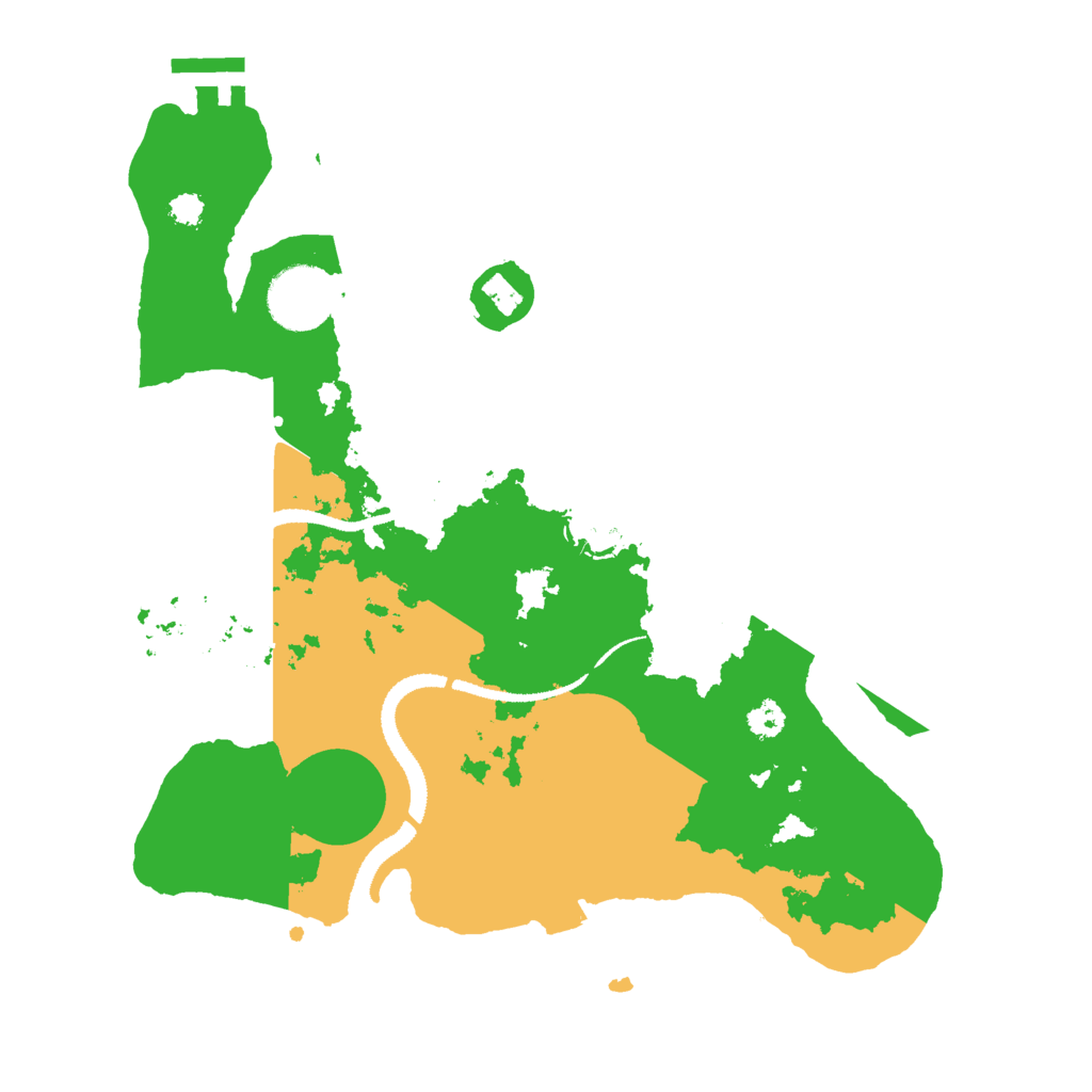 Biome Rust Map: Procedural Map, Size: 3000, Seed: 1868431344