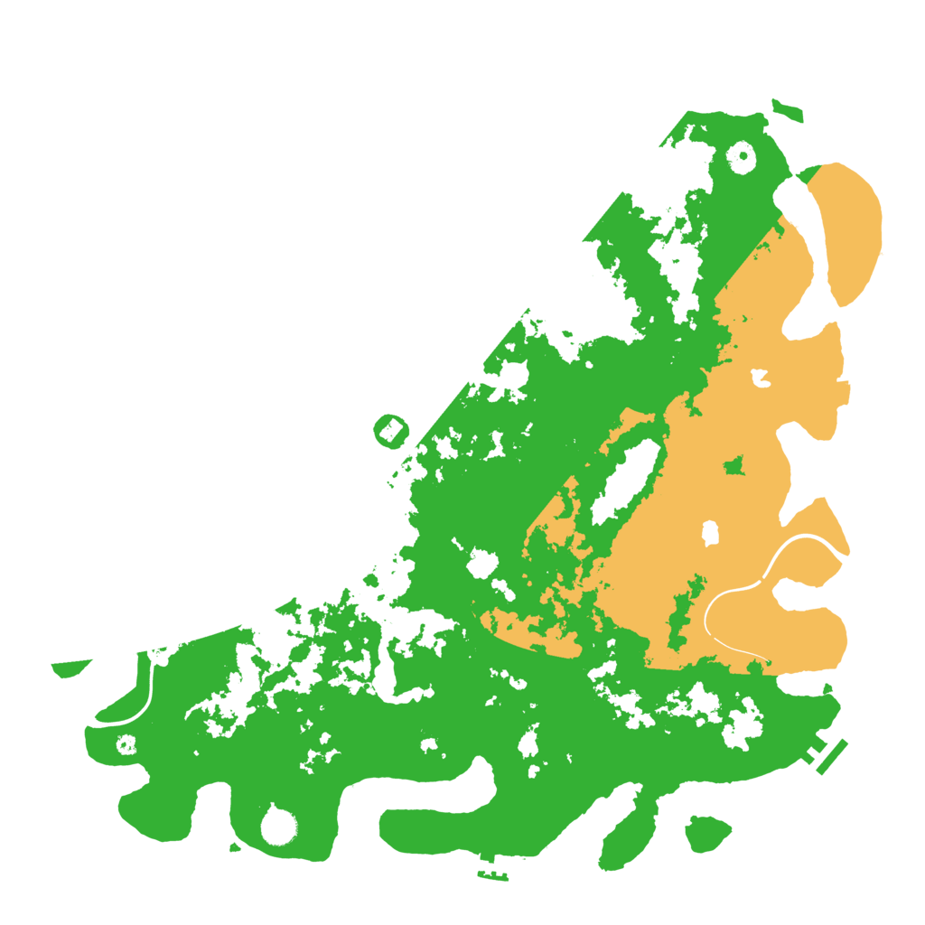 Biome Rust Map: Procedural Map, Size: 4500, Seed: 1196205408