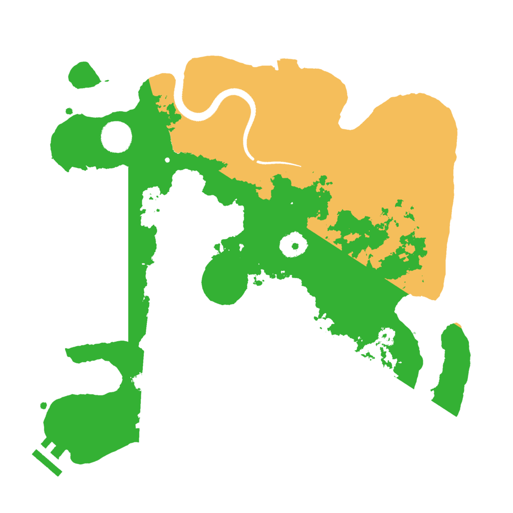 Biome Rust Map: Procedural Map, Size: 3000, Seed: 1356155248