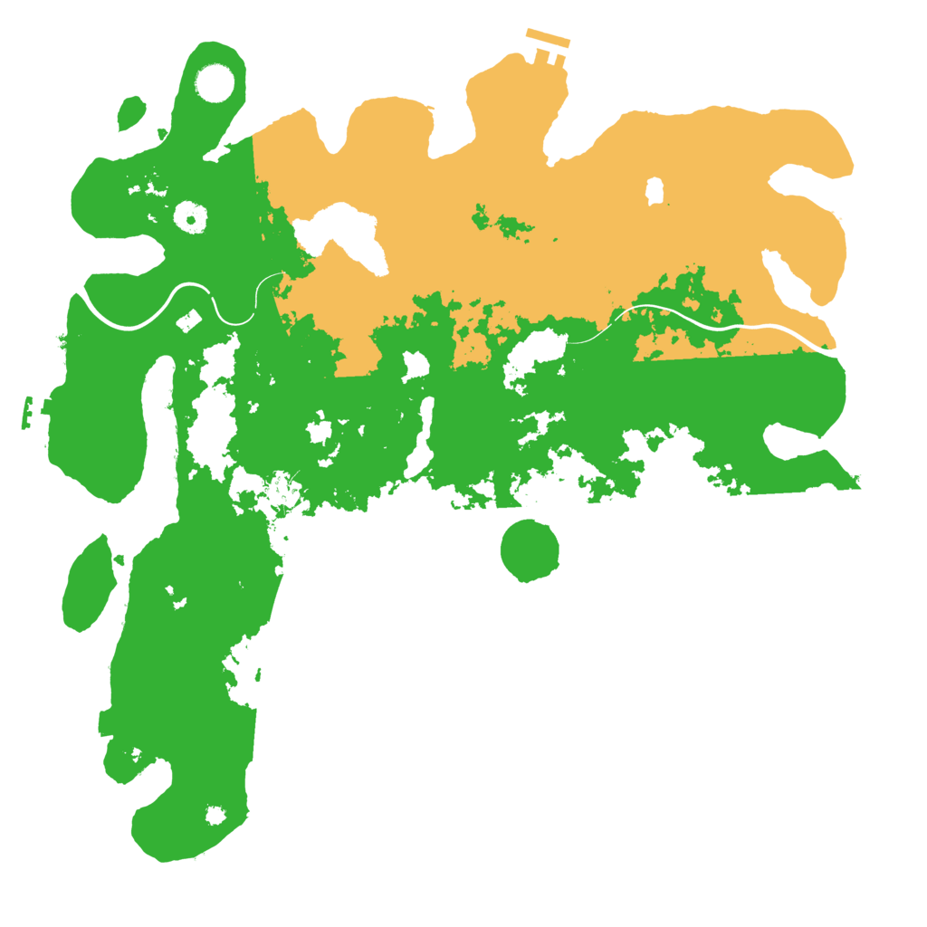 Biome Rust Map: Procedural Map, Size: 4222, Seed: 2012025