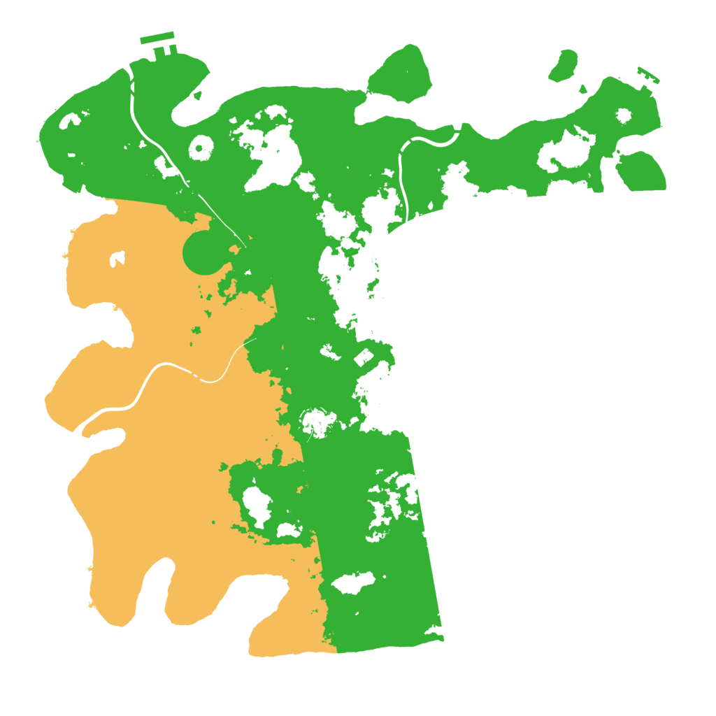 Biome Rust Map: Procedural Map, Size: 4250, Seed: 272303902