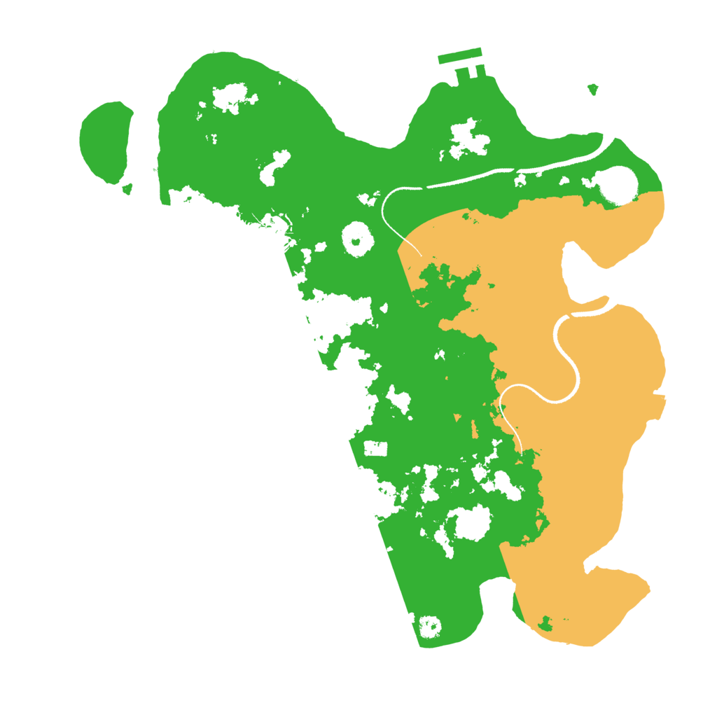 Biome Rust Map: Procedural Map, Size: 3300, Seed: 1782542296