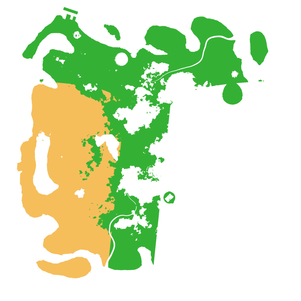 Biome Rust Map: Procedural Map, Size: 4096, Seed: 231615704
