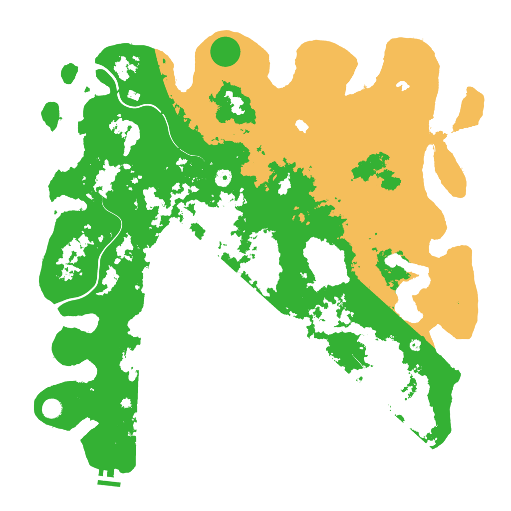 Biome Rust Map: Procedural Map, Size: 4500, Seed: 1489782678