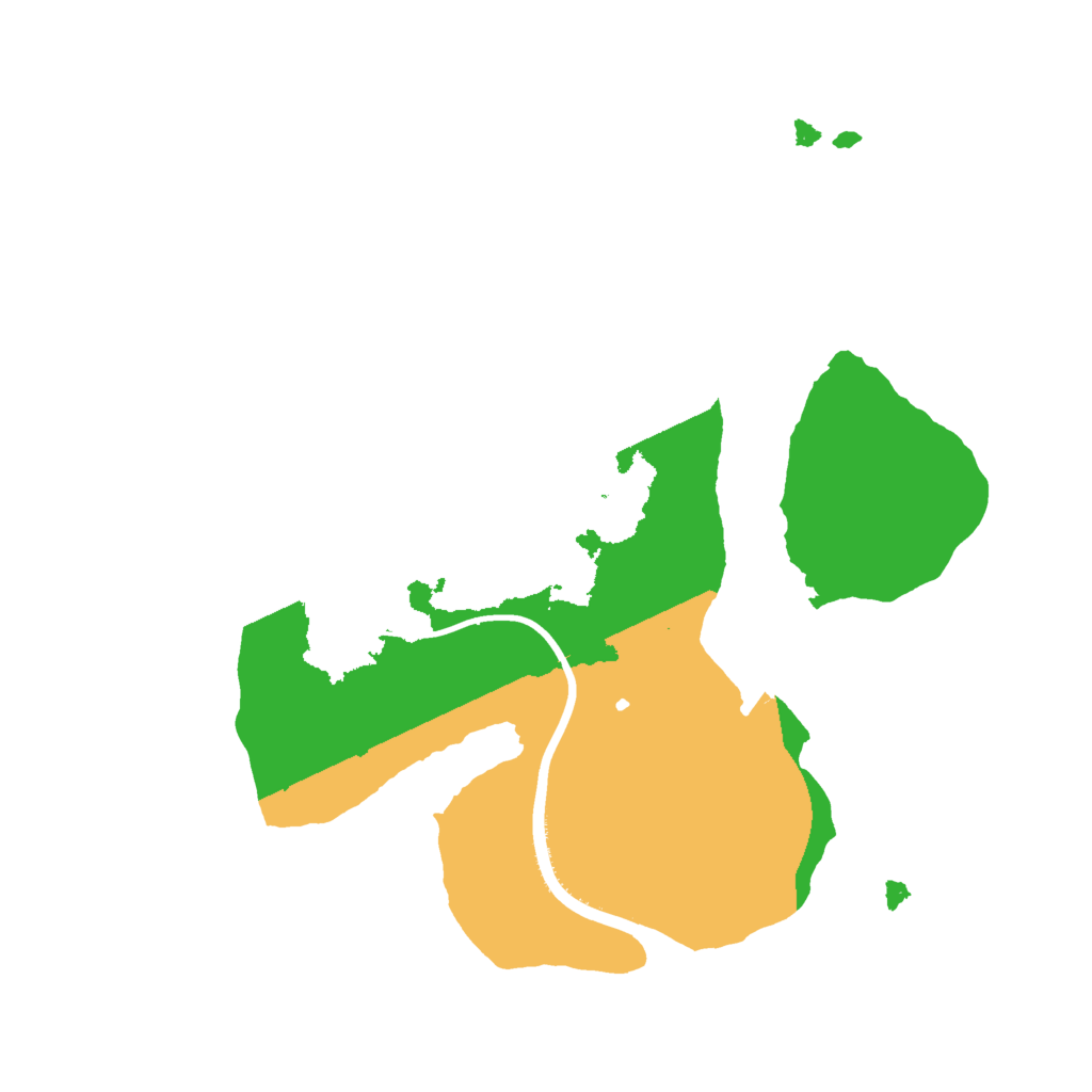 Biome Rust Map: Procedural Map, Size: 2000, Seed: 289643
