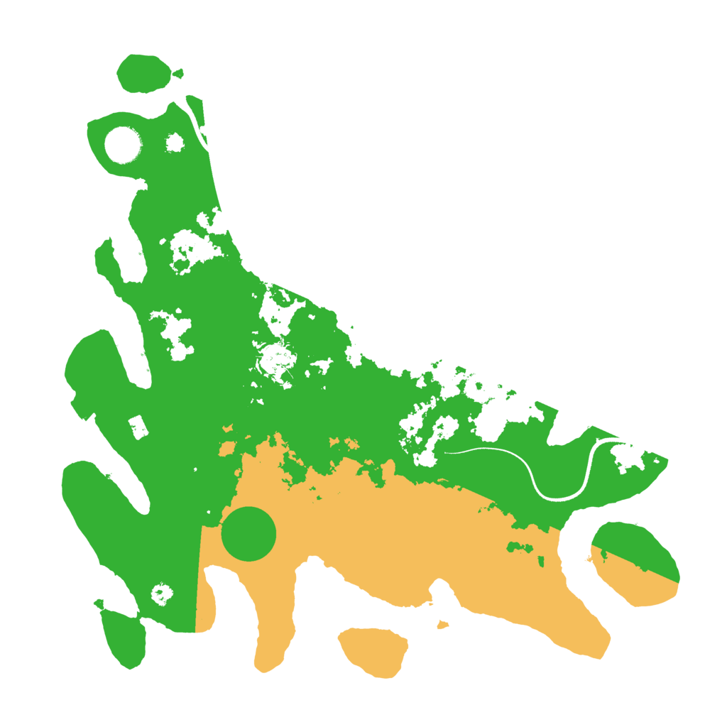 Biome Rust Map: Procedural Map, Size: 3500, Seed: 1728385611