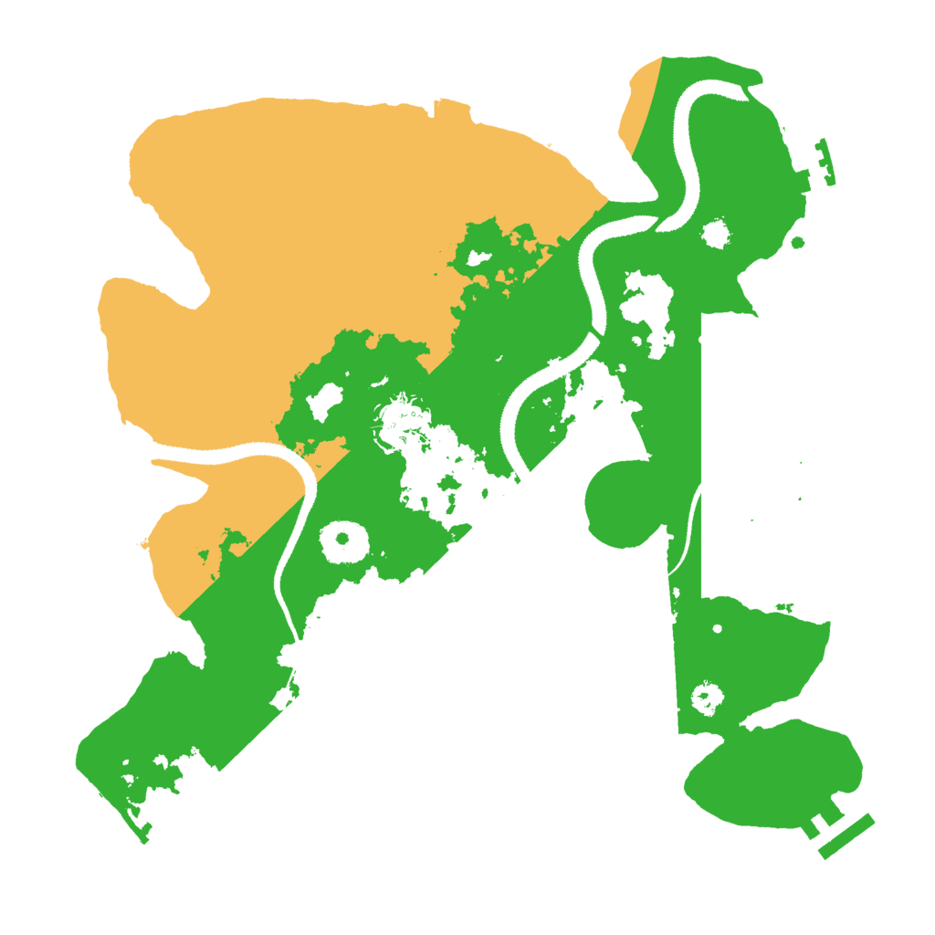 Biome Rust Map: Procedural Map, Size: 3000, Seed: 510278773
