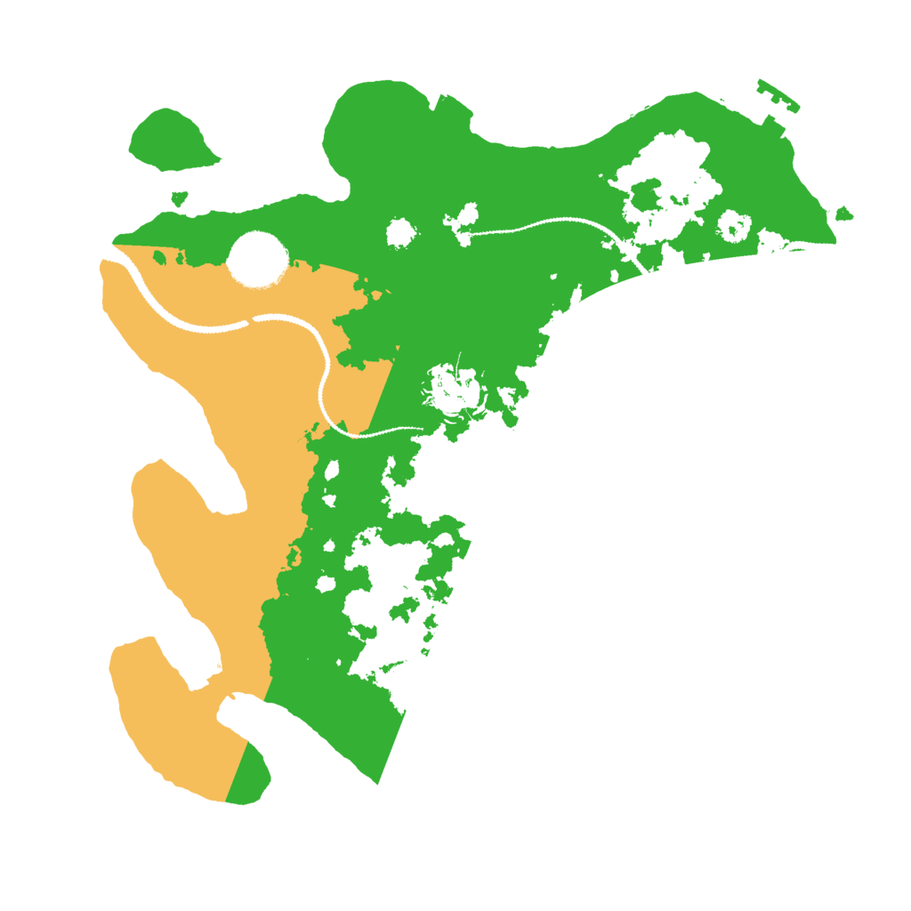 Biome Rust Map: Procedural Map, Size: 2800, Seed: 39676582