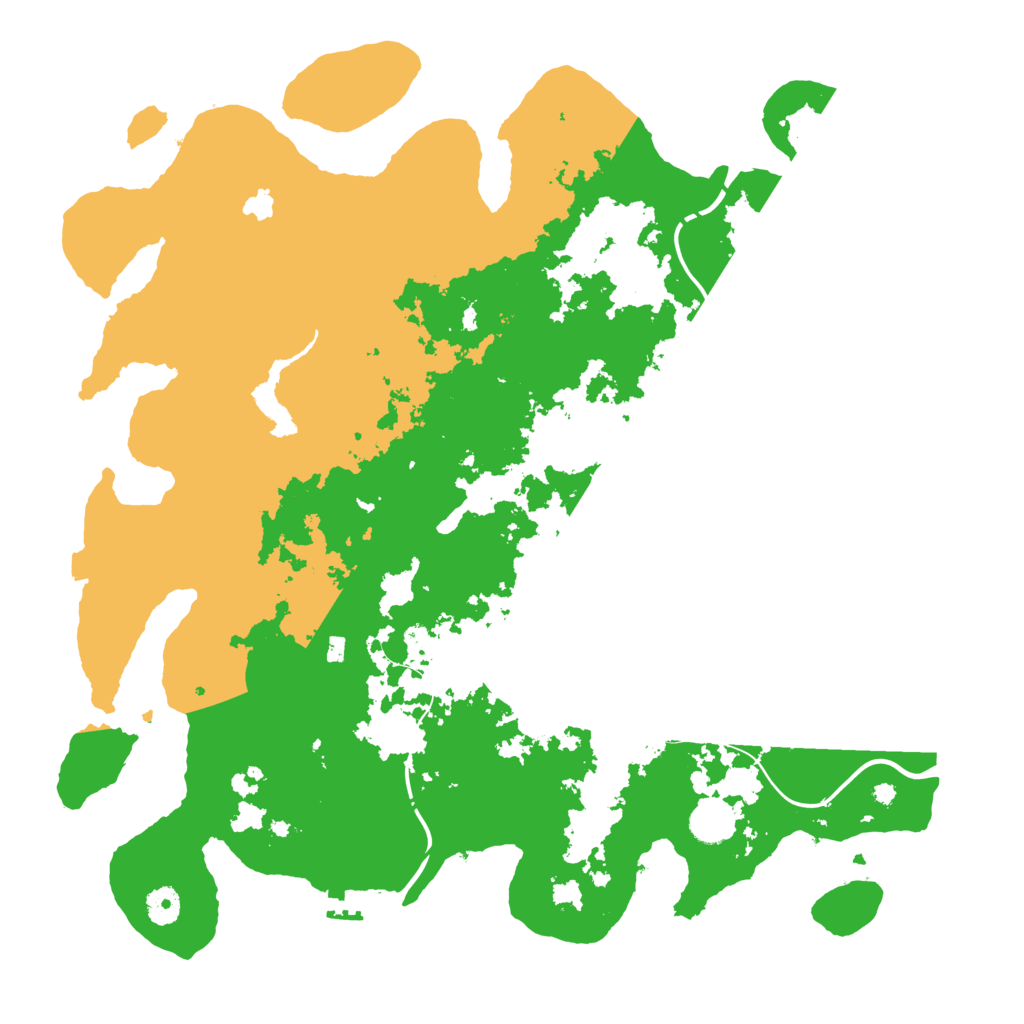 Biome Rust Map: Procedural Map, Size: 4250, Seed: 1401159320