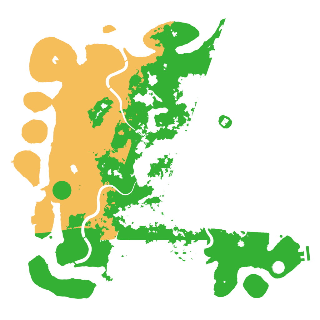 Biome Rust Map: Procedural Map, Size: 4500, Seed: 1558201480
