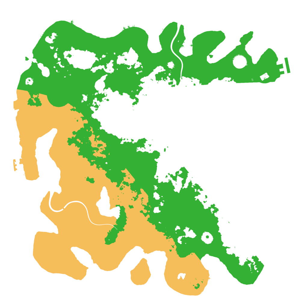 Biome Rust Map: Procedural Map, Size: 4000, Seed: 384645384