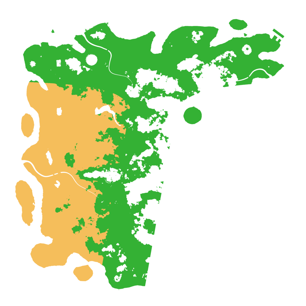 Biome Rust Map: Procedural Map, Size: 4800, Seed: 197464319