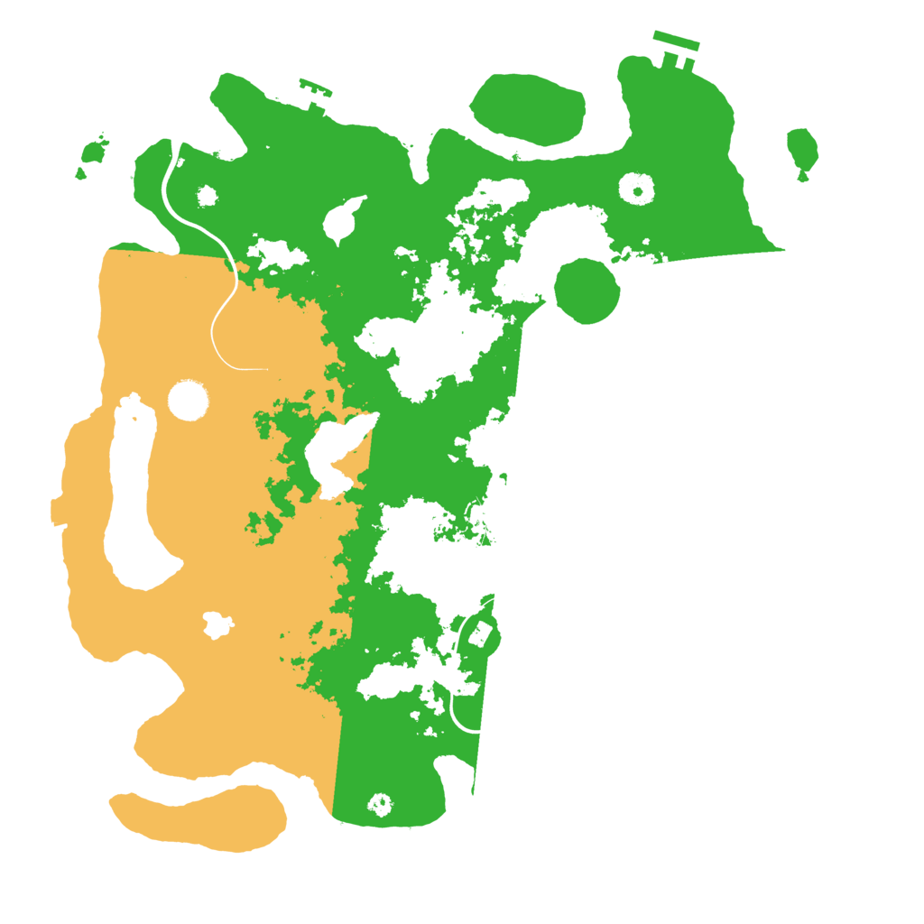 Biome Rust Map: Procedural Map, Size: 4000, Seed: 231615704