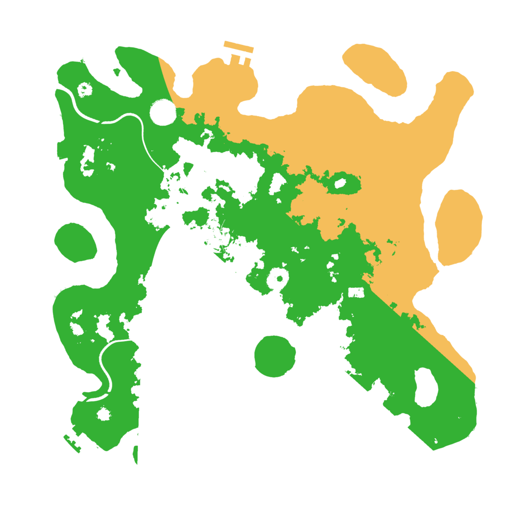 Biome Rust Map: Procedural Map, Size: 3500, Seed: 884991413