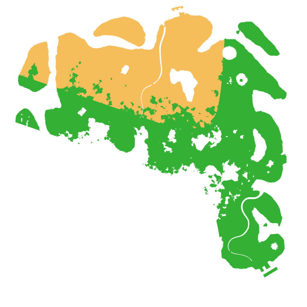 Biome Rust Map: Procedural Map, Size: 4000, Seed: 319504134