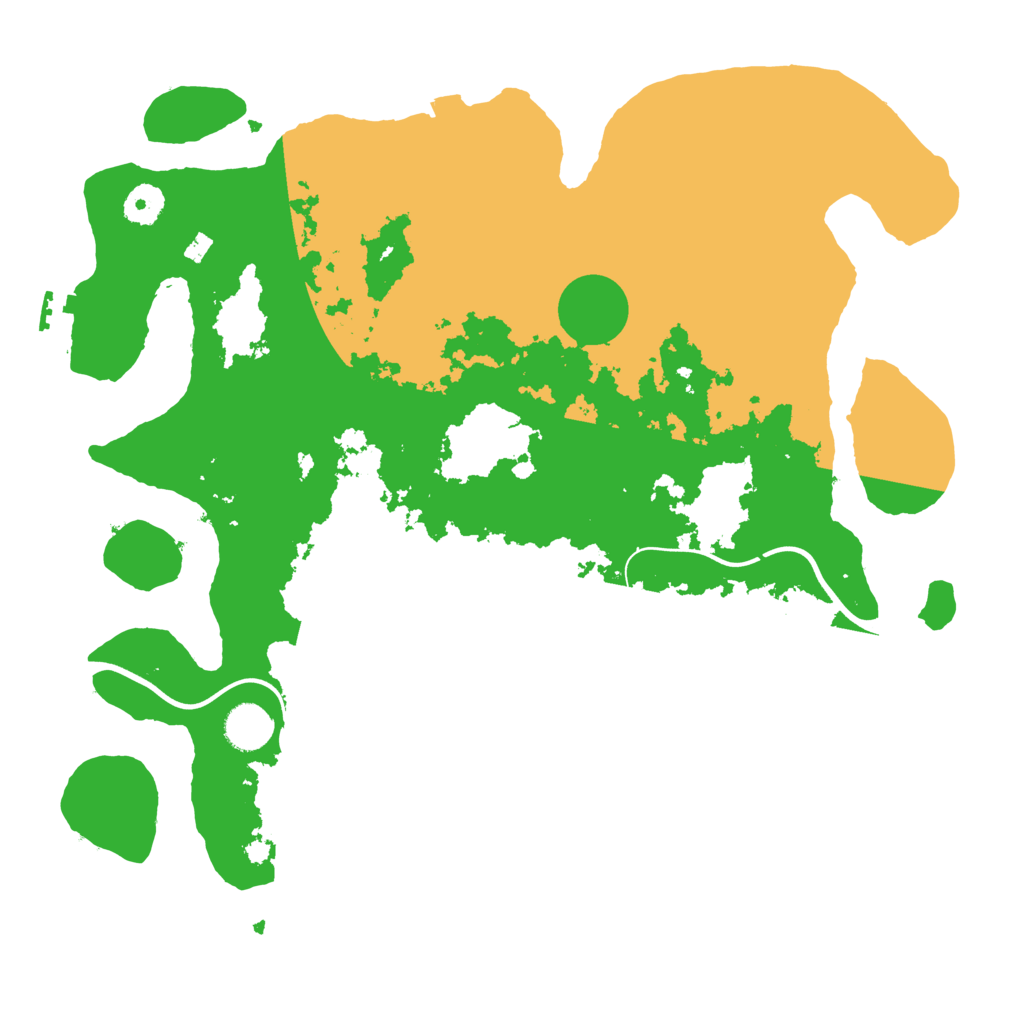 Biome Rust Map: Procedural Map, Size: 3850, Seed: 809969781