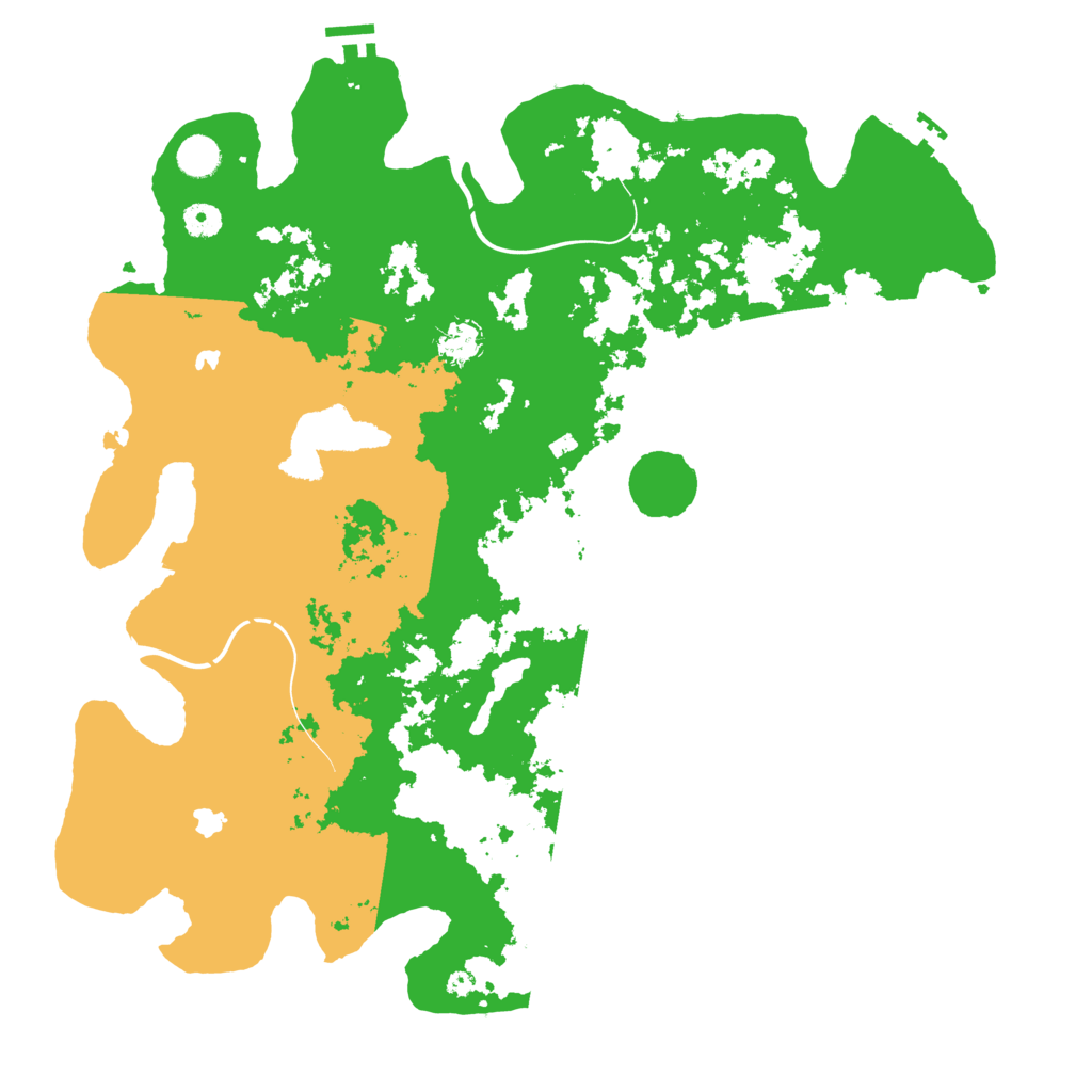 Biome Rust Map: Procedural Map, Size: 4500, Seed: 21314