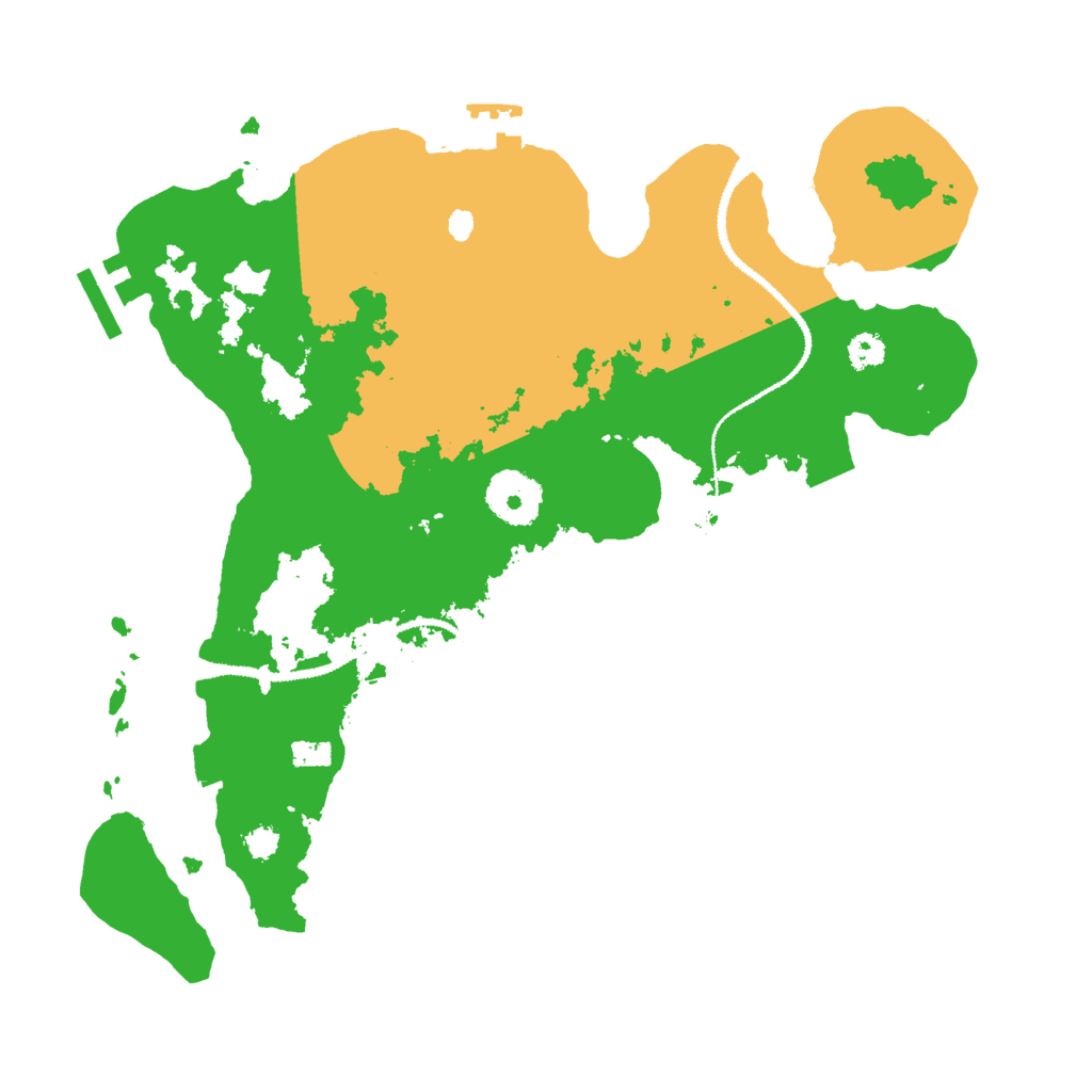 Biome Rust Map: Procedural Map, Size: 3000, Seed: 1998587841