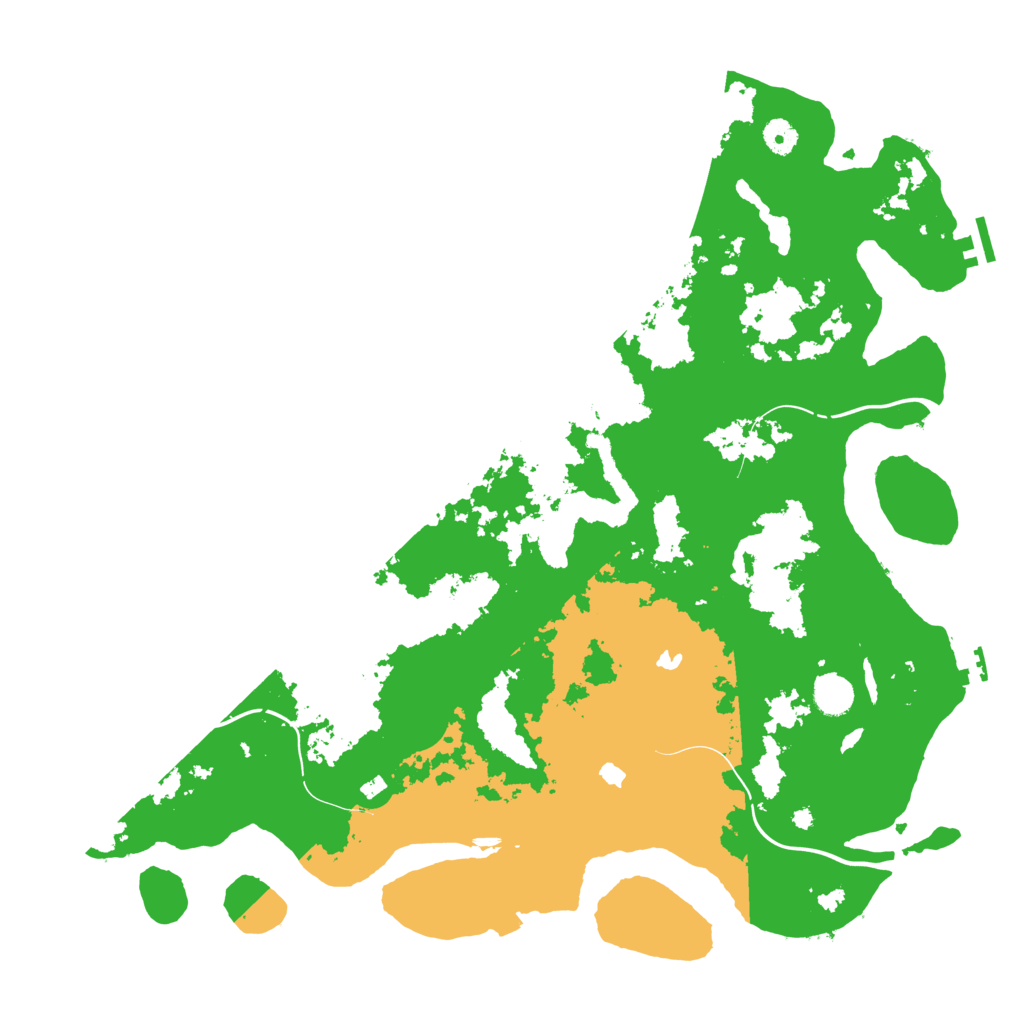 Biome Rust Map: Procedural Map, Size: 4500, Seed: 9946696