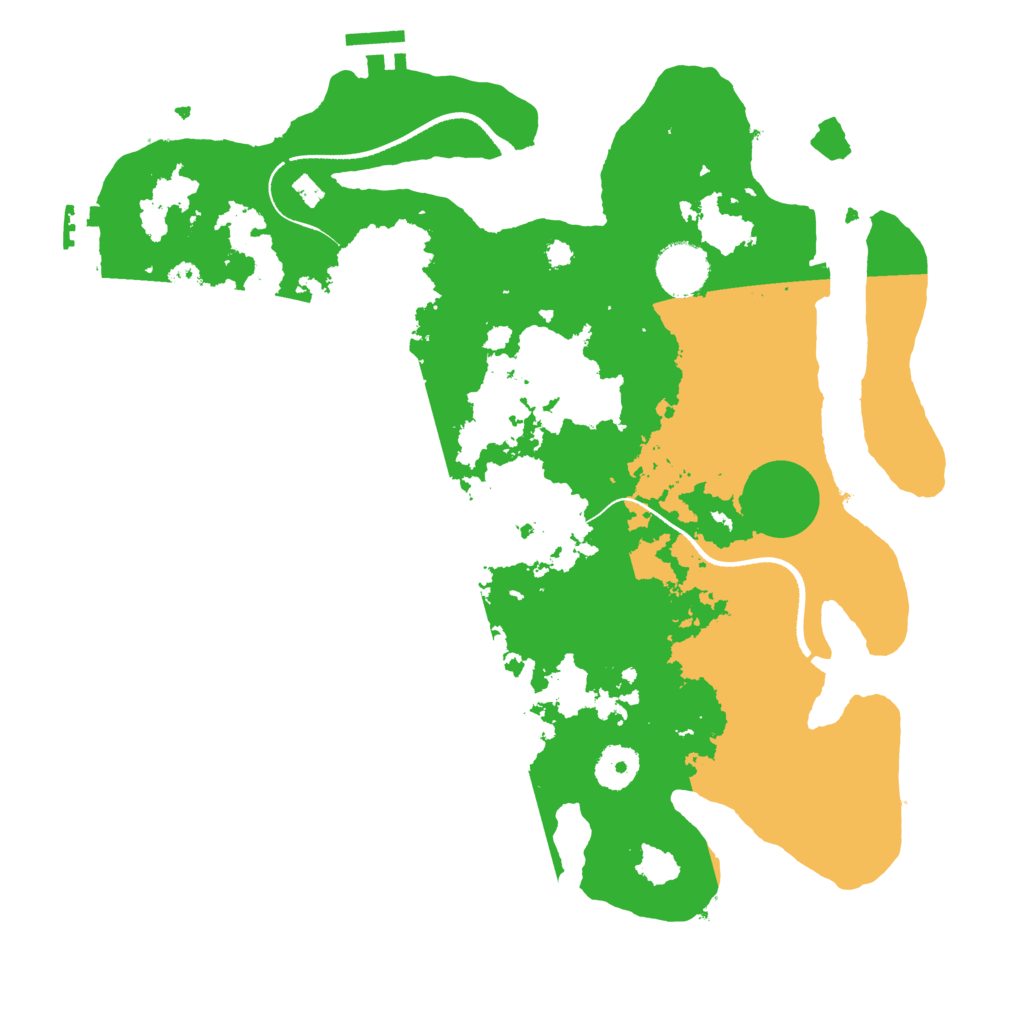 Biome Rust Map: Procedural Map, Size: 3500, Seed: 786259387