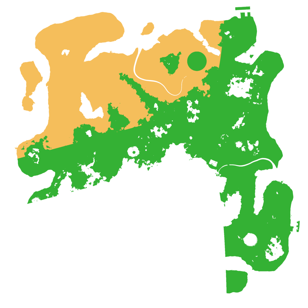 Biome Rust Map: Procedural Map, Size: 4200, Seed: 590974219