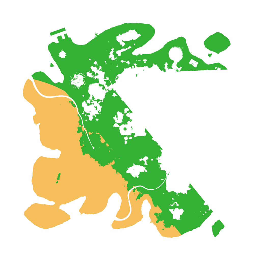 Biome Rust Map: Procedural Map, Size: 3300, Seed: 52000