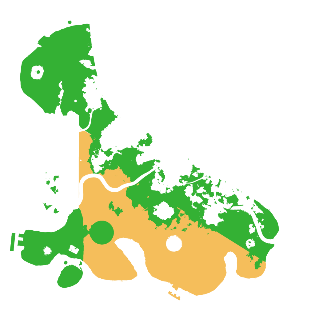 Biome Rust Map: Procedural Map, Size: 3500, Seed: 501220097