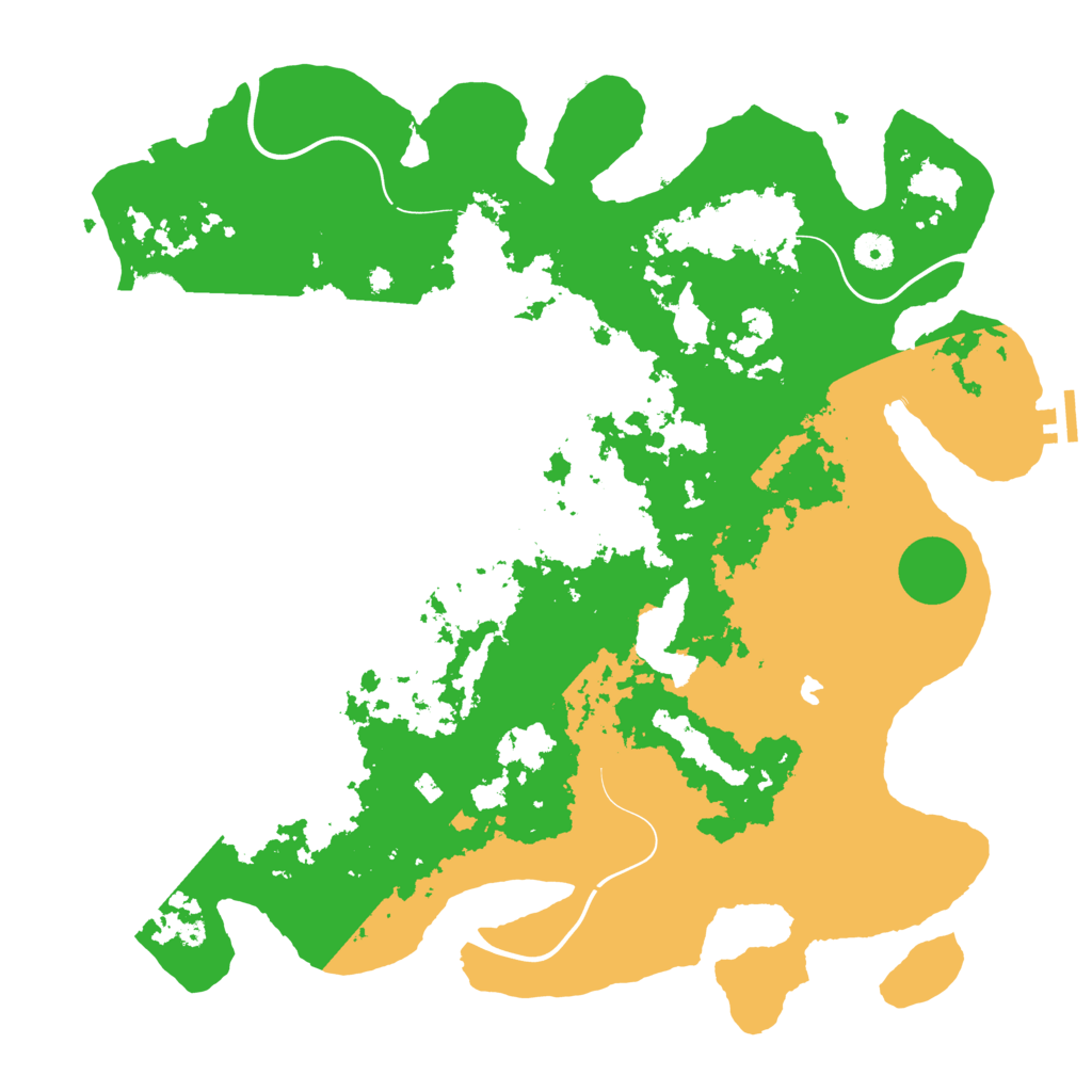 Biome Rust Map: Procedural Map, Size: 4250, Seed: 90088246