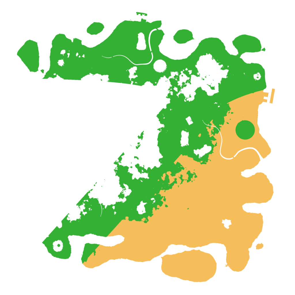 Biome Rust Map: Procedural Map, Size: 4050, Seed: 488208458