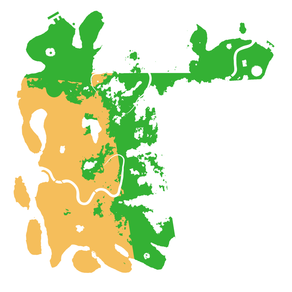 Biome Rust Map: Procedural Map, Size: 4800, Seed: 1932809318
