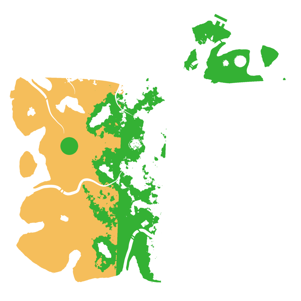 Biome Rust Map: Procedural Map, Size: 4500, Seed: 1414077343