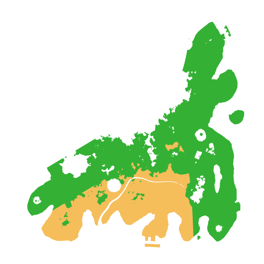 Biome Rust Map: Procedural Map, Size: 3500, Seed: 708705059