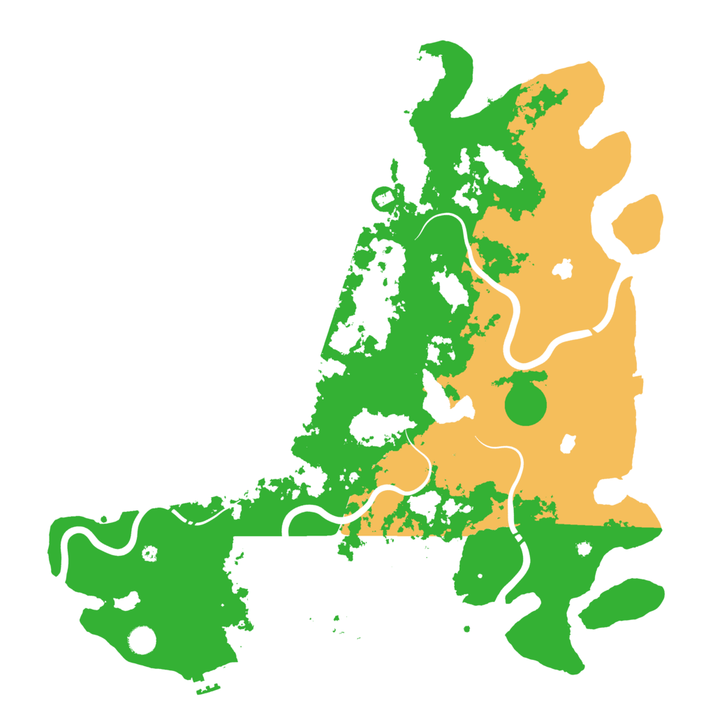 Biome Rust Map: Procedural Map, Size: 4500, Seed: 630997962