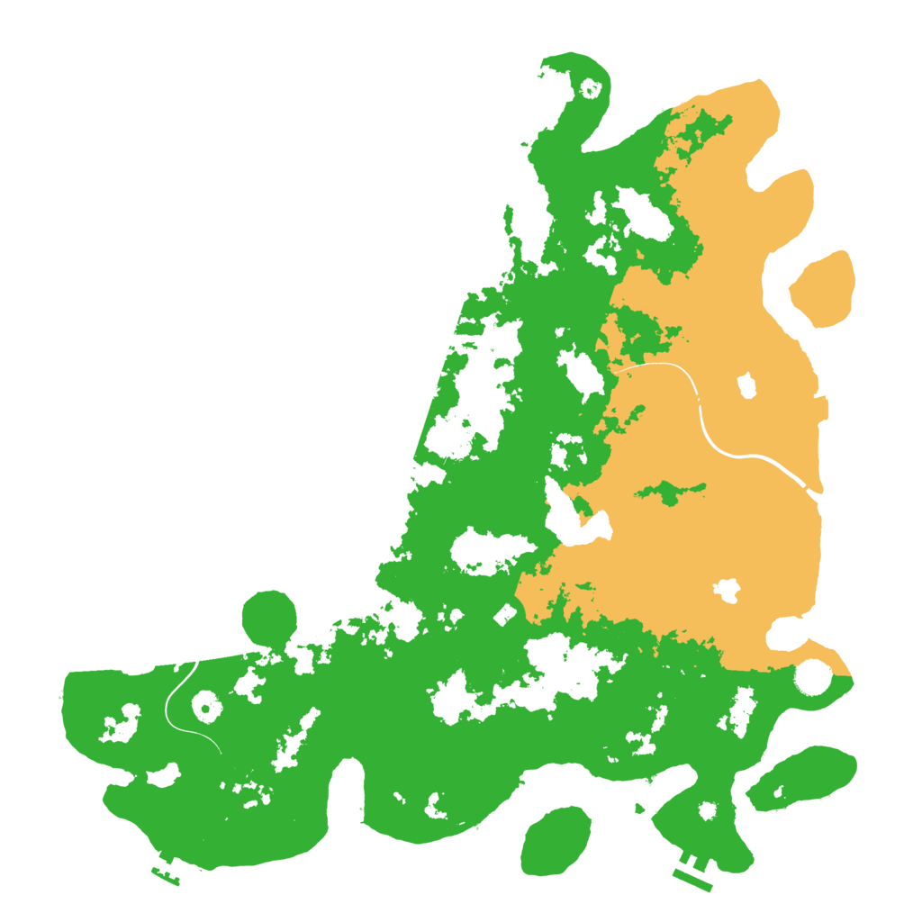 Biome Rust Map: Procedural Map, Size: 4500, Seed: 630997962