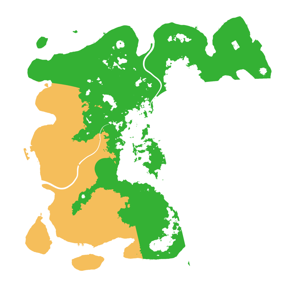 Biome Rust Map: Procedural Map, Size: 3700, Seed: 1570934934