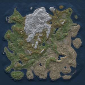 Thumbnail Rust Map: Procedural Map, Size: 4500, Seed: 85432369, 16 Monuments