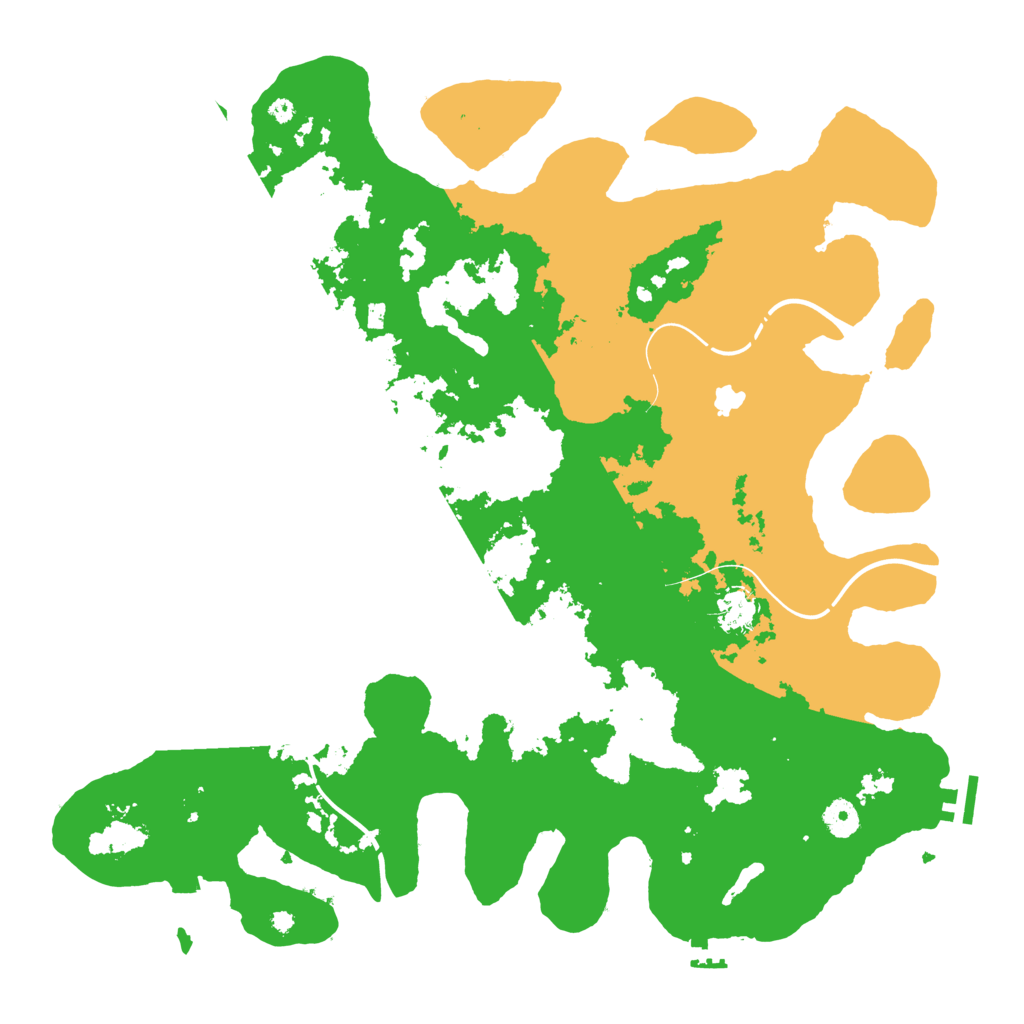 Biome Rust Map: Procedural Map, Size: 4250, Seed: 205369798