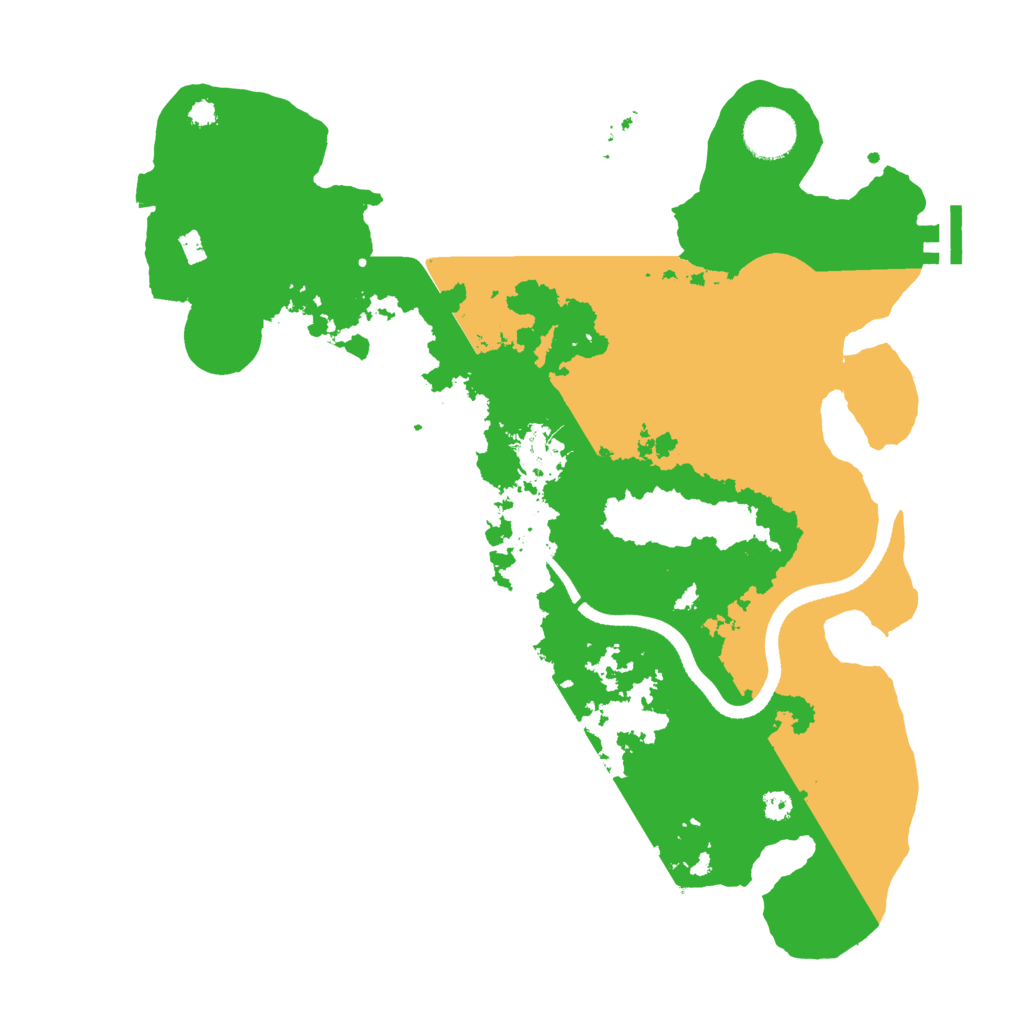 Biome Rust Map: Procedural Map, Size: 3500, Seed: 1548403226