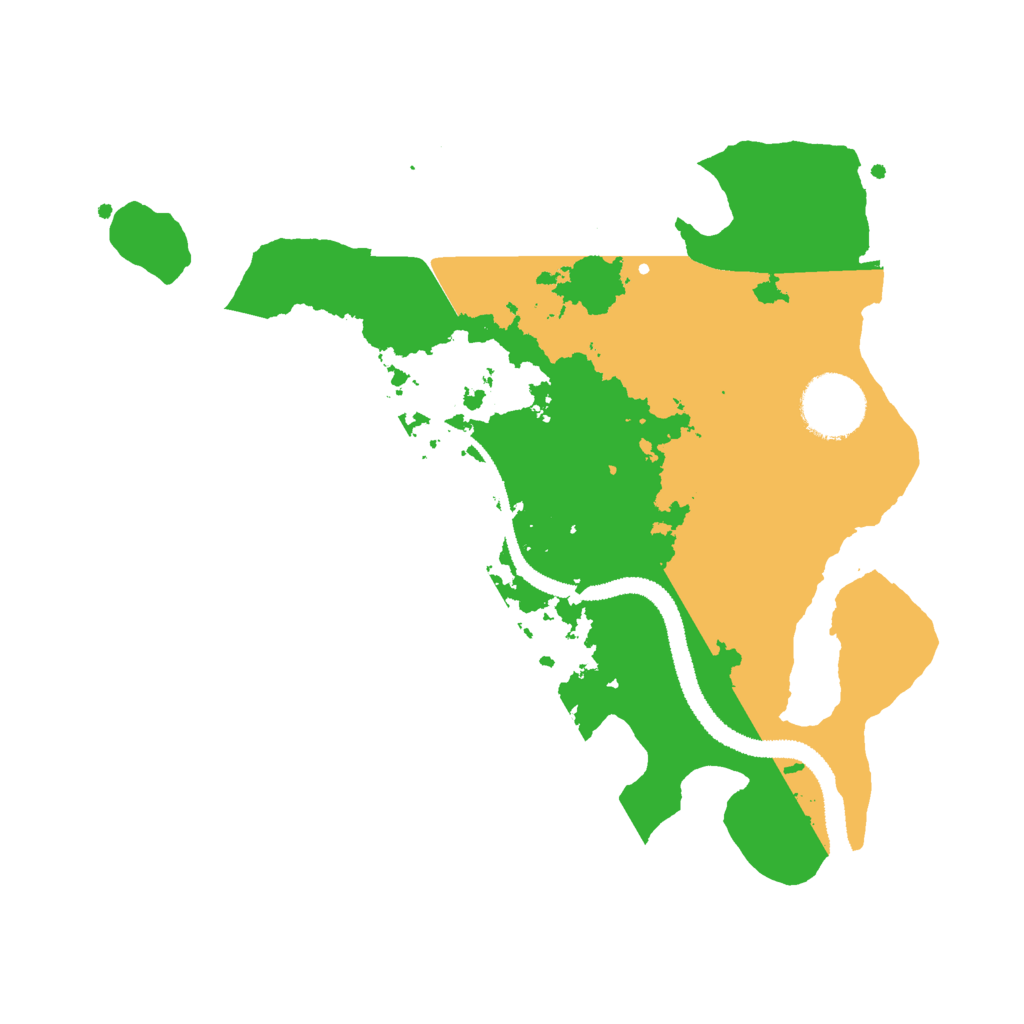 Biome Rust Map: Procedural Map, Size: 2800, Seed: 185783465