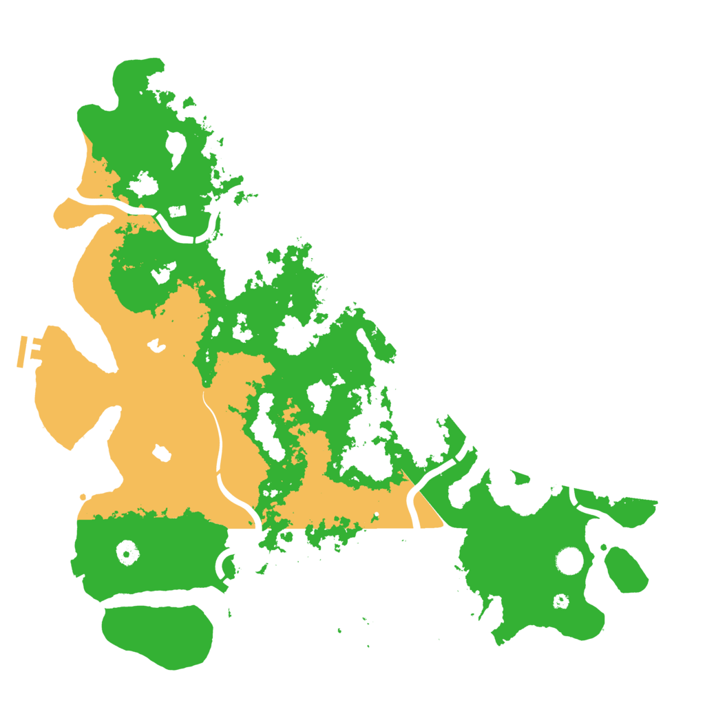 Biome Rust Map: Procedural Map, Size: 4500, Seed: 3012025