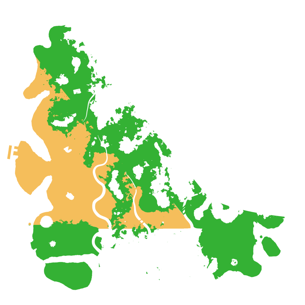 Biome Rust Map: Procedural Map, Size: 4500, Seed: 3012025
