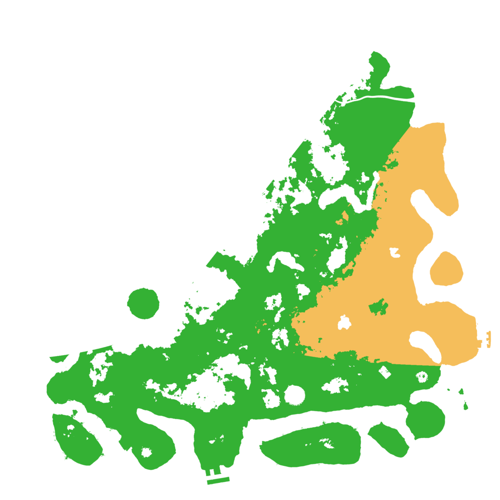 Biome Rust Map: Procedural Map, Size: 4500, Seed: 1655510722