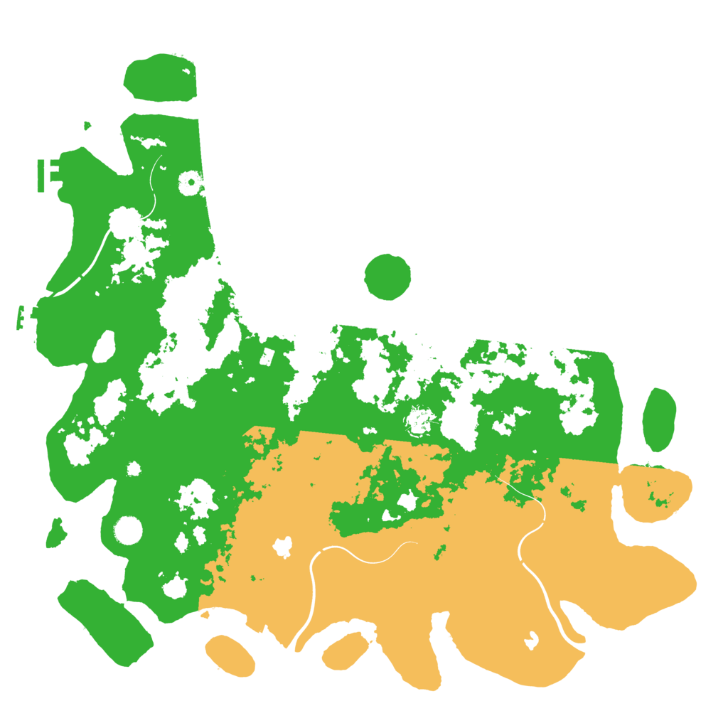 Biome Rust Map: Procedural Map, Size: 4500, Seed: 215189