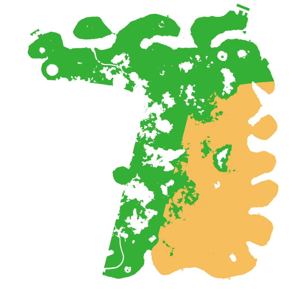 Biome Rust Map: Procedural Map, Size: 4500, Seed: 1030