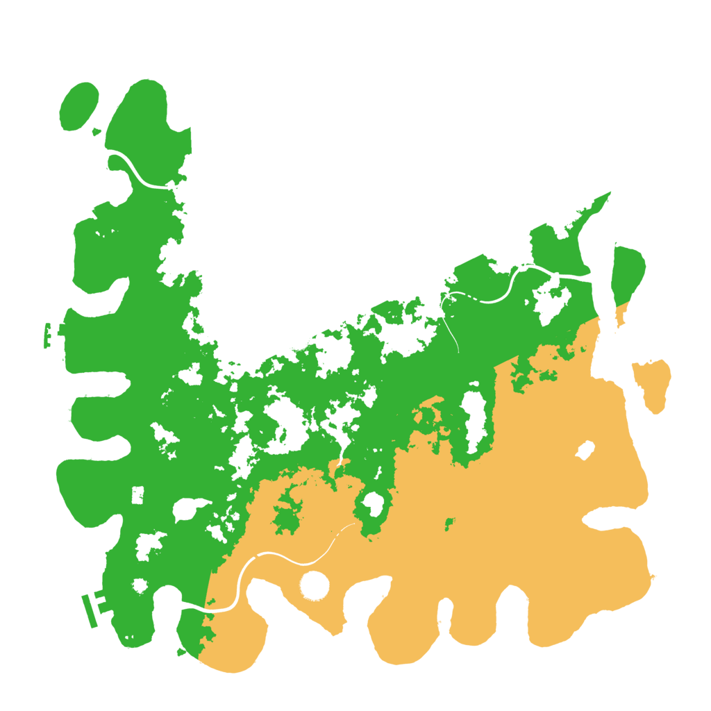 Biome Rust Map: Procedural Map, Size: 4250, Seed: 1334054384