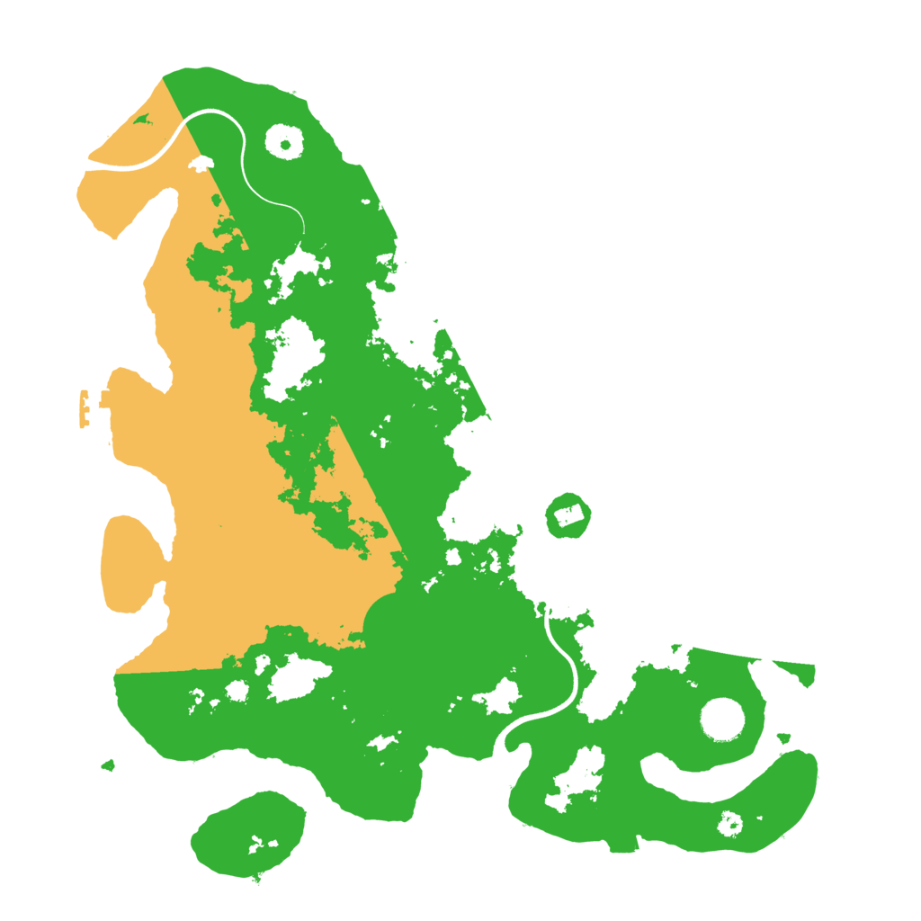 Biome Rust Map: Procedural Map, Size: 3700, Seed: 389729940
